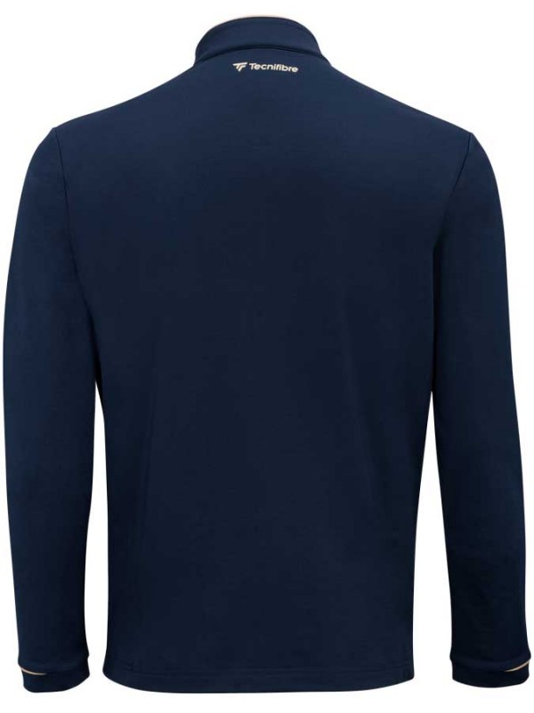 Tecnifibre majica Thermo zip Pro Marine z dolgimi rokavi
