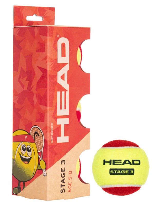 Tenis Žogice HEAD Stage 3 - rdeča