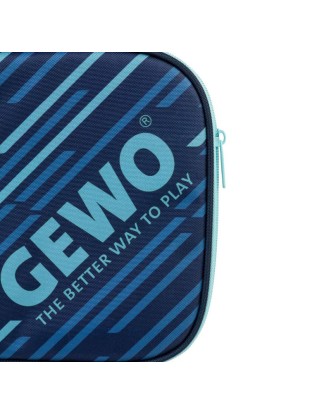 Ovitek za namizno teniški lopar GEWO Single cover Stripes Navy