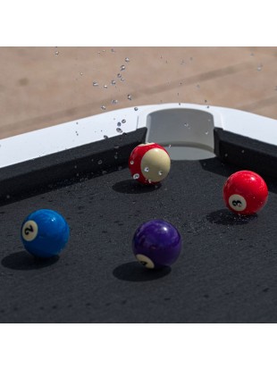 Cornilleau Hyphen biljard miza – bela z dark grey podlogo